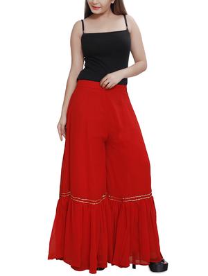 sequined solid sharara - 16249603 - Standard Image - 4