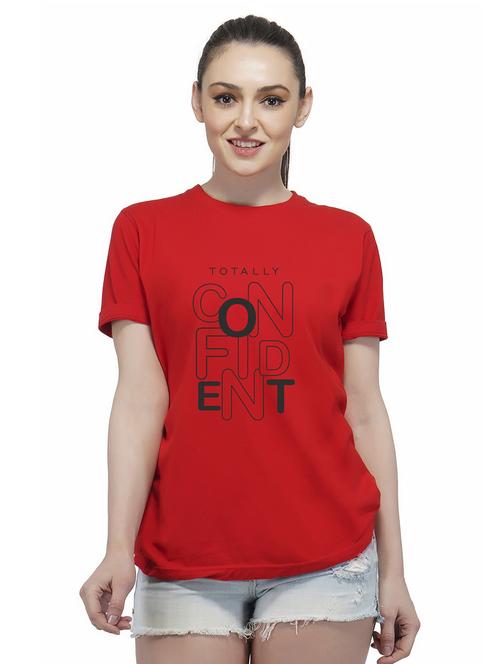 crew neck quirky text tee - 16249743 - Standard Image - 1