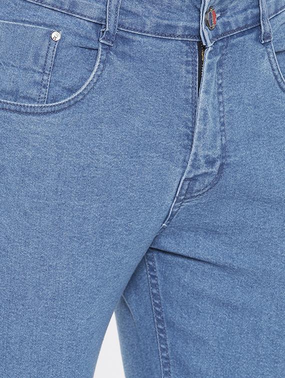 blue denim plain jeans - 16250103 - Zoom Image - 4