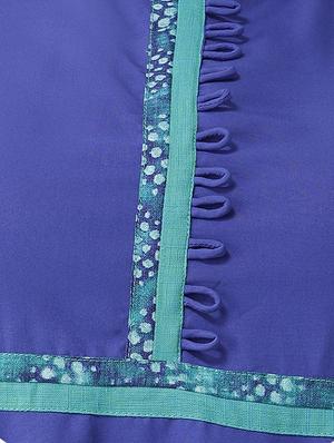 solid asymmetric kurta - 16250235 - Standard Image - 4