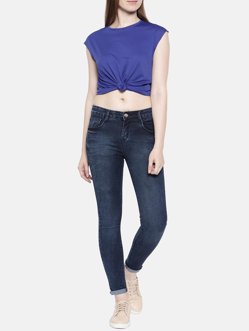 turn up hem skinny fit jeans - 16252549 - Zoom Image - 4