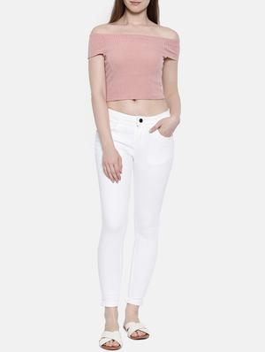 turn up hem skinny fit jeans - 16252559 - Standard Image - 4