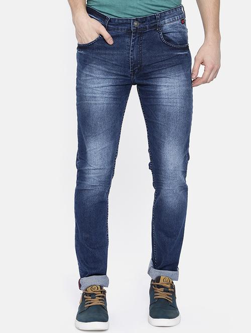 blue heavy washed jeans - 16252606 - Standard Image - 1