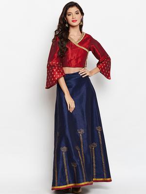 Bell sleeves printed blouse - 16252910 - Standard Image - 4
