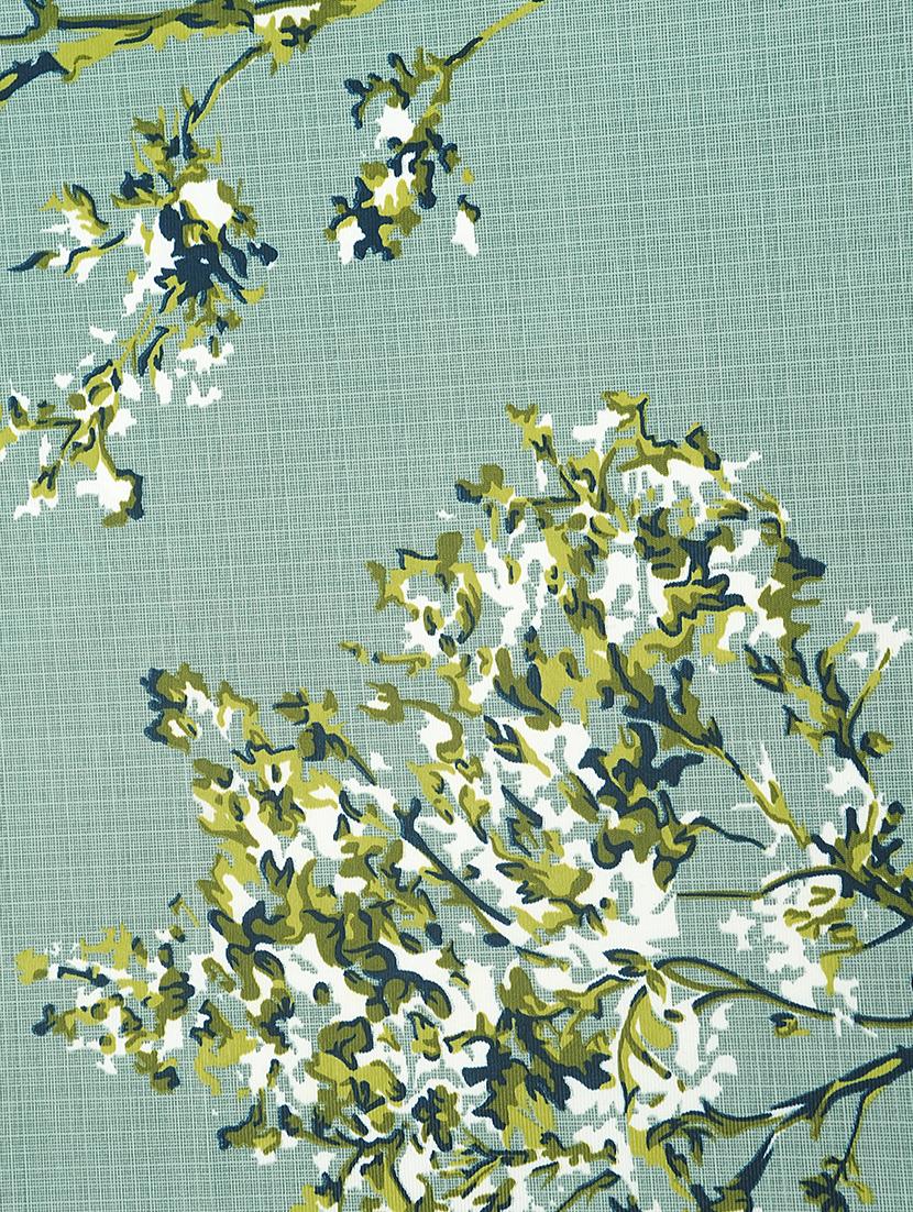 Floral Print Polyester 220 GSM Set of 2 Eyelet Door curtain - 16252994 - Zoom Image - 4