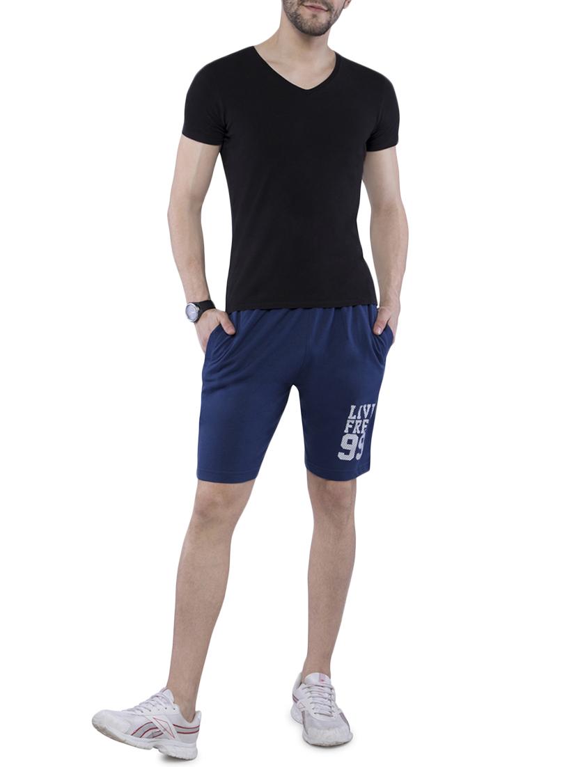 blue polyester shorts - 16253037 - Zoom Image - 4