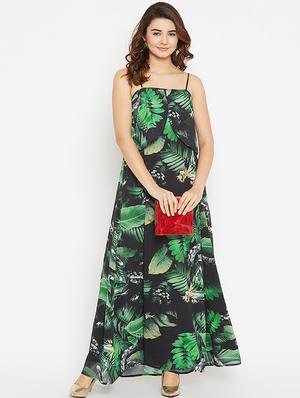 ruffle detail maxi dress - 16254502 - Standard Image - 4