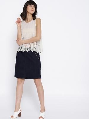 crochet detail embroidered top - 16254542 - Standard Image - 4