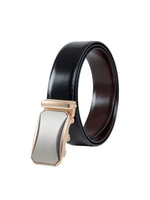 black leather belt - 16255024 - Standard Image - 4