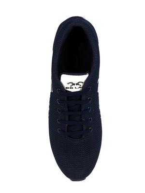 navy blue mesh sport shoes - 16257492 - Standard Image - 4