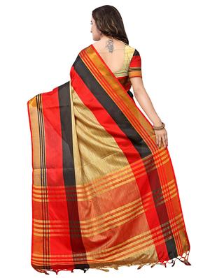 multi color saree combo (set of 2) with blouse - 16258798 - Standard Image - 4