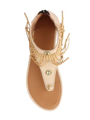 beige closed back sandals - 16259607 - Standard Image - 4