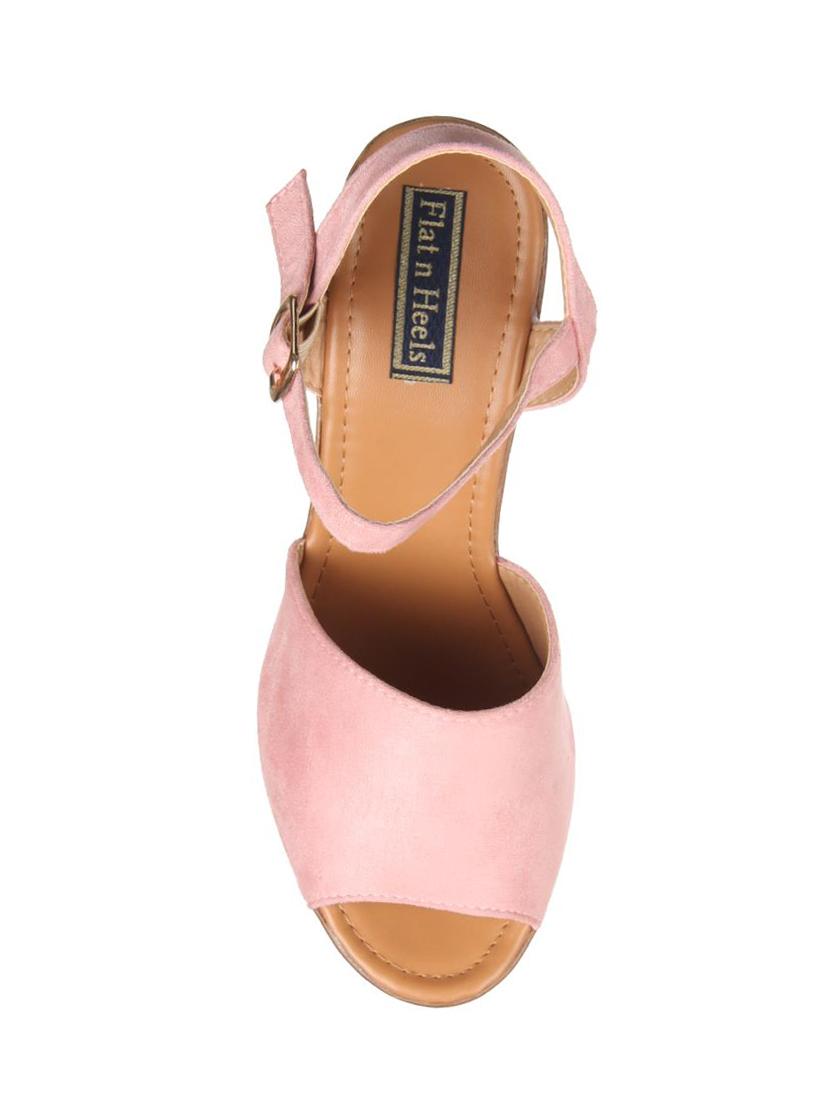 pink platforms wedges - 16260444 - Zoom Image - 4