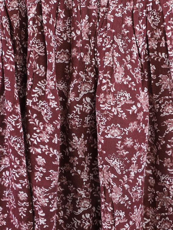 bell sleeved floral gathered top - 16260541 - Zoom Image - 4