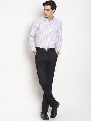 white checkered formal shirt - 16261539 - Standard Image - 4