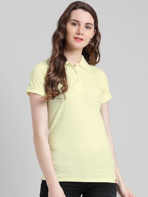 polo neck short sleeved tee - 16263975 - Standard Image - 1