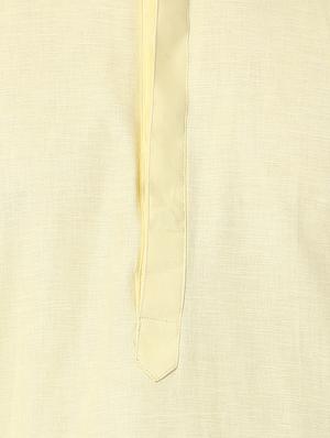 yellow solid kurta pyjama set - 16264050 - Standard Image - 4