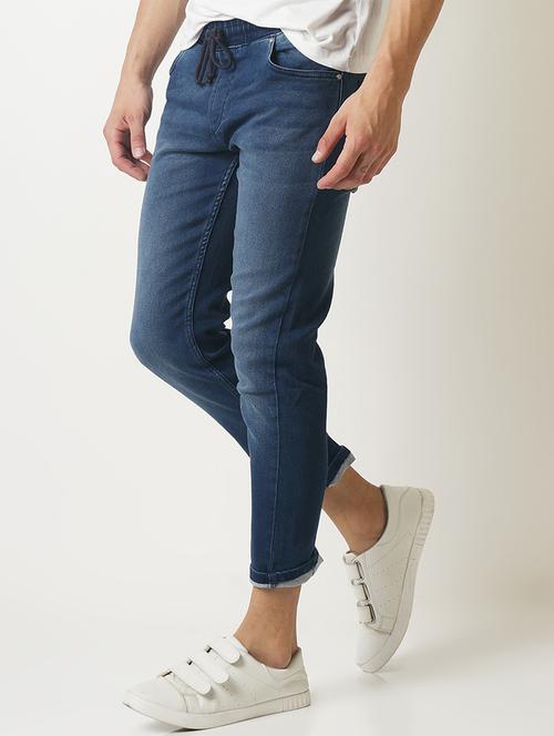 blue light washed jeans - 16265111 - Standard Image - 1