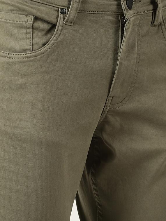 green denim plain jeans - 16265144 - Zoom Image - 4