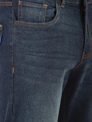 blue denim heavy washed jeans - 16265189 - Standard Image - 4