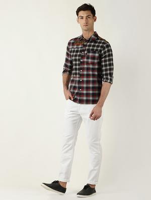 black checkered casual shirt - 16265261 - Standard Image - 4