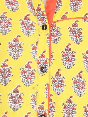 floral printed kurta pant set - 16266321 - Standard Image - 4
