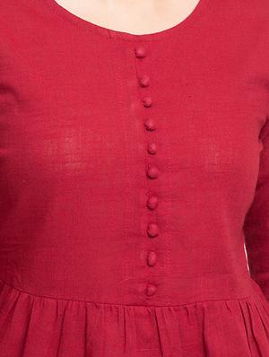 botton detail bell sleeved top - 16269292 - Standard Image - 4