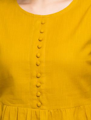 botton detail bell sleeved top - 16269293 - Standard Image - 4
