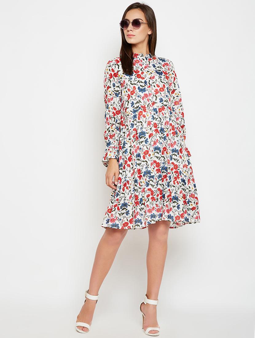 Floral a line dress - 16269717 - Zoom Image - 4