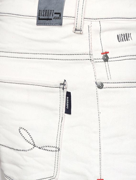 white denim shorts - 16269940 - Zoom Image - 4