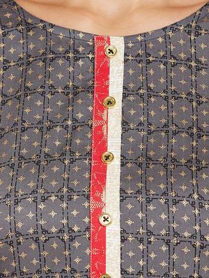 Printed straight kurta - 16270053 - Standard Image - 4