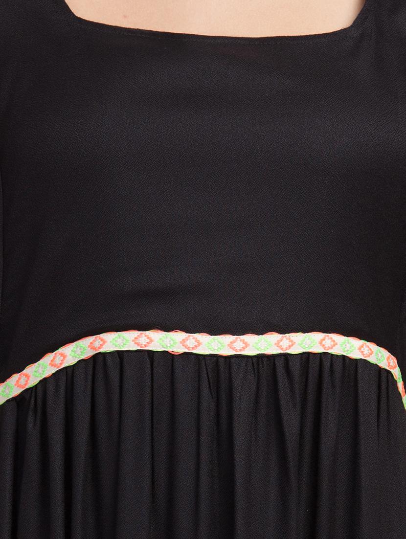 tie back gathered maxi dress - 16270494 - Zoom Image - 4
