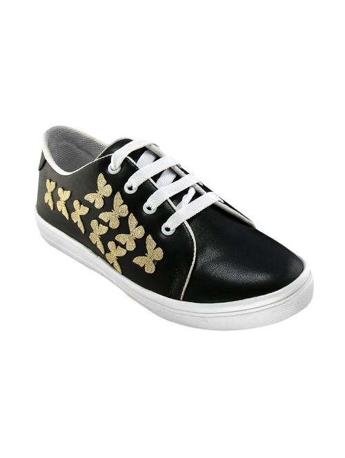 black lace-up sneakers - 16270968 - Standard Image - 1