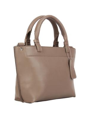 brown leatherette (pu) regular sling bag - 16271834 - Standard Image - 4