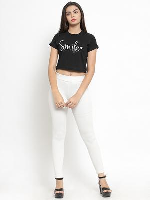 Quirky text crop top - 16272293 - Standard Image - 4