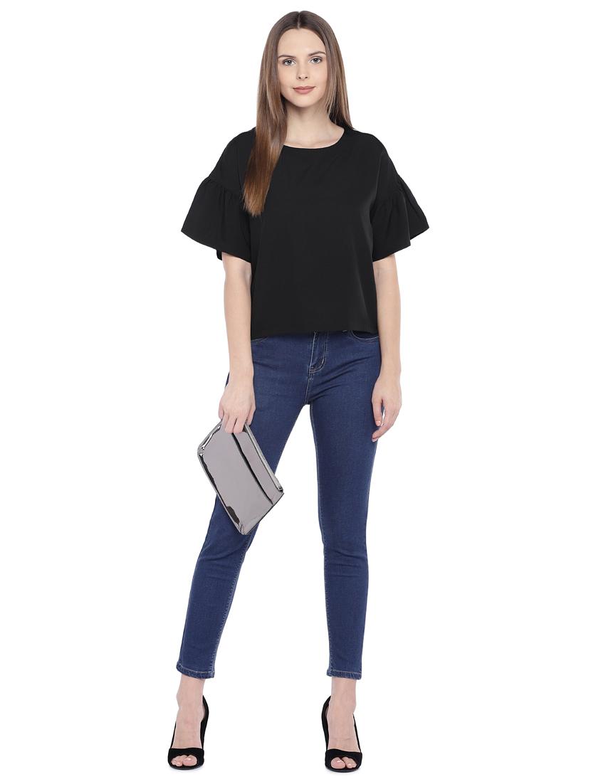 ruffle detail solid top - 16274292 - Zoom Image - 4