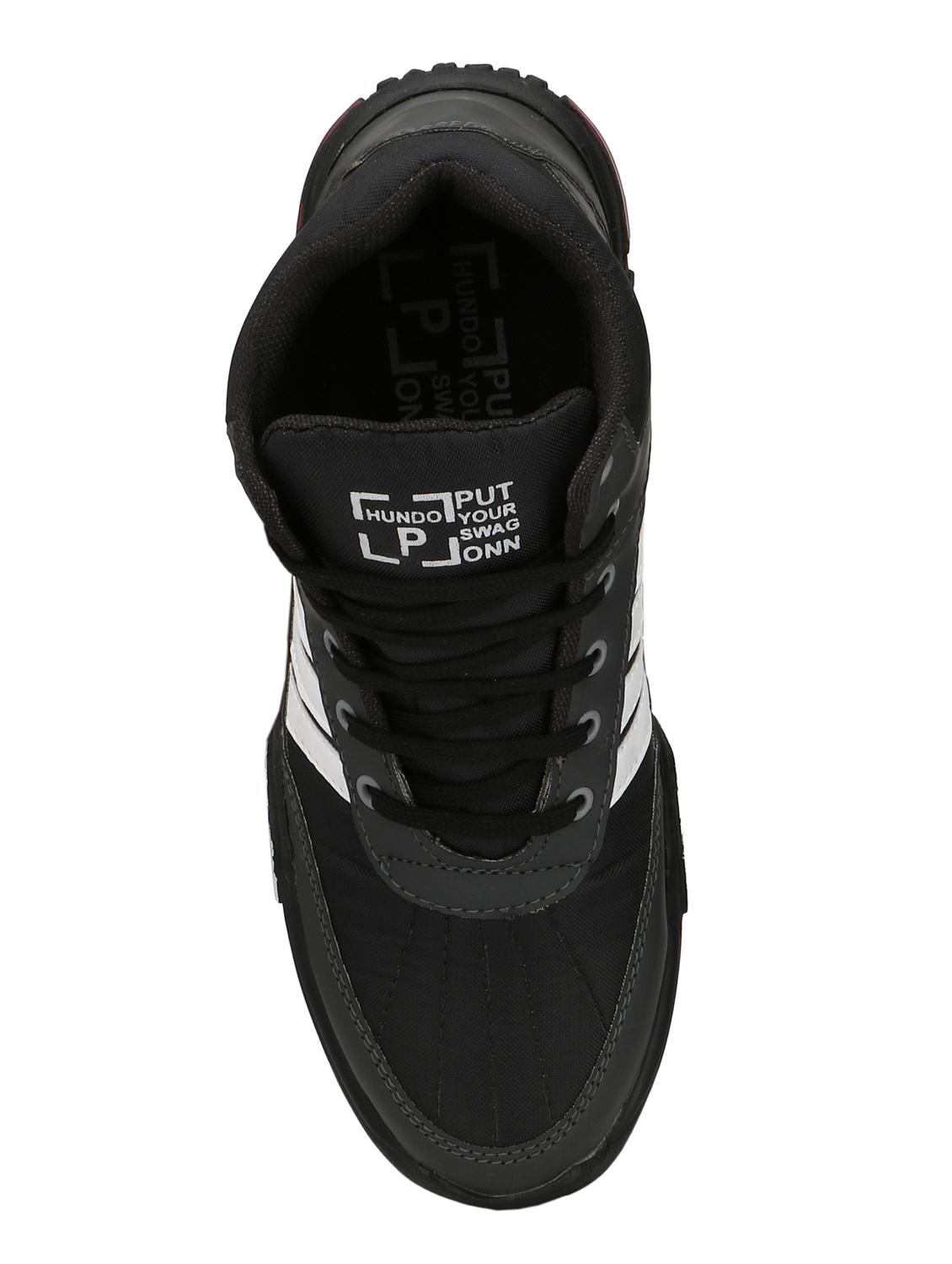 grey leatherette lace up sport shoes - 16274474 - Zoom Image - 4