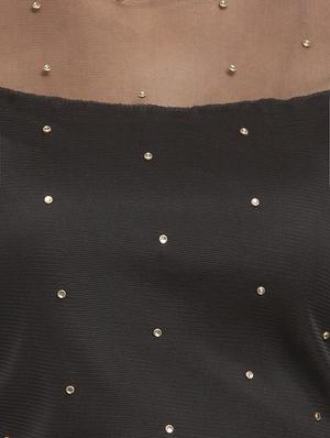 key hole embellished crop top - 16274979 - Standard Image - 4