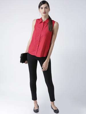 button up sleeveless shirt - 16275182 - Standard Image - 4