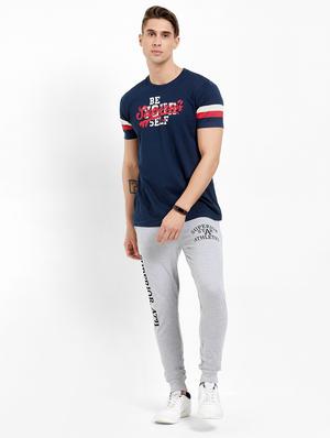 grey printed jogger - 16275879 - Standard Image - 4
