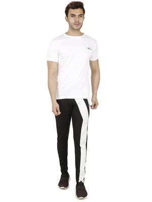 black ankle length track pant - 16275885 - Standard Image - 4