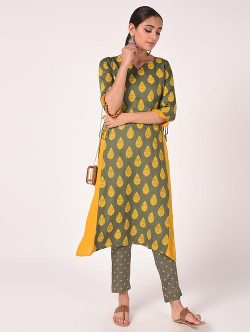 printed kurta pant set - 16276099 - Standard Image - 1