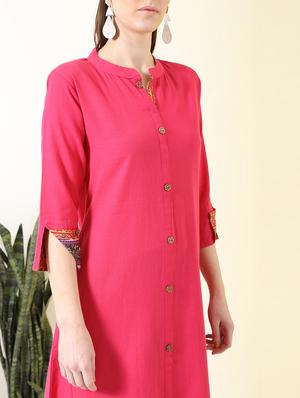 block print kurta palazzo set - 16277147 - Standard Image - 4