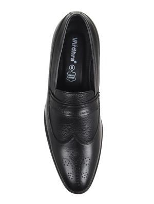 black leather slipons - 16280553 - Standard Image - 4