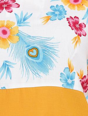 floral a-line kurta - 16280975 - Standard Image - 4