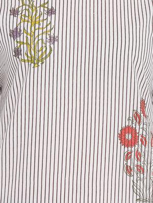 printed straight kurta - 16281023 - Standard Image - 4
