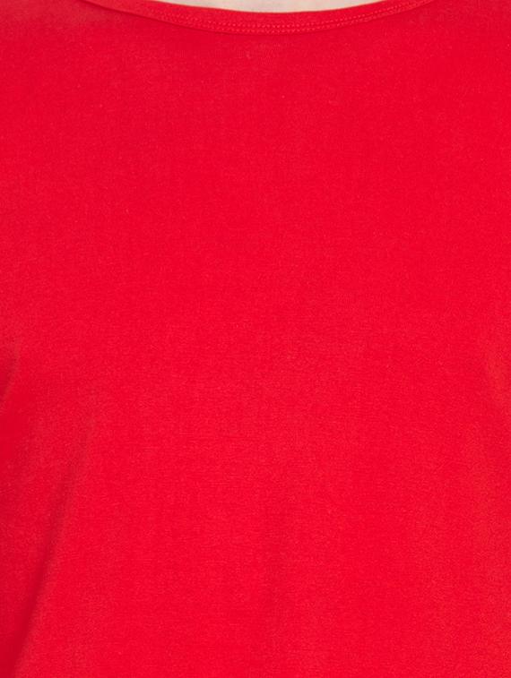 red solid t-shirt - 16281657 - Zoom Image - 4