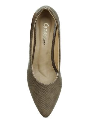 brown slip on pumps - 16281879 - Standard Image - 4