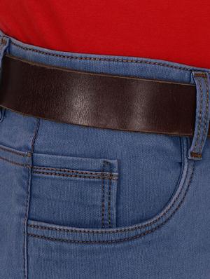 blue light washed jeans - 16282163 - Standard Image - 4