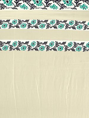 Floral printed saree with blouse - 16282692 - Standard Image - 4